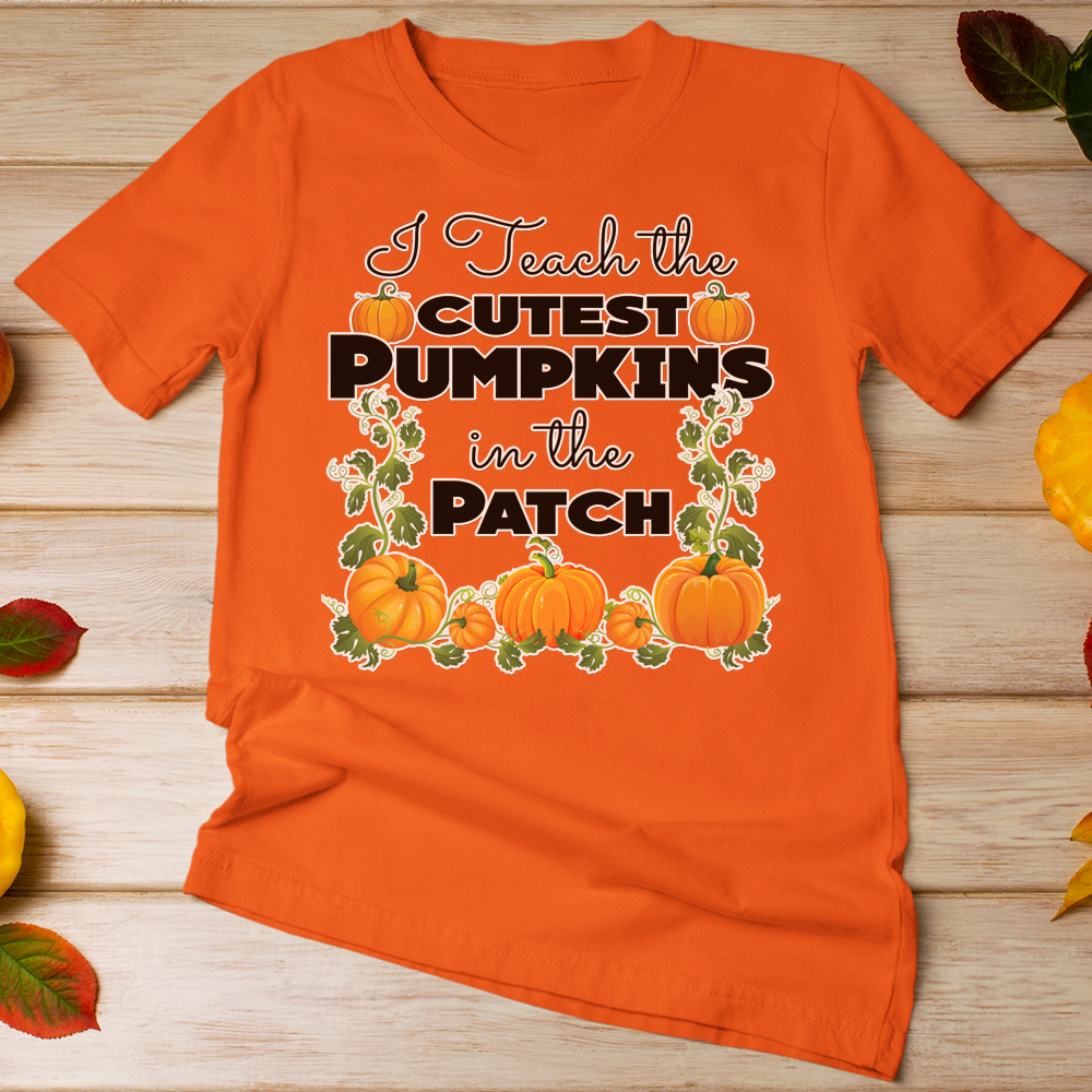 I teach the cutest pumpkins in the patch sweatshirt, teacher halloween sweatshirt - Wilson Design Group