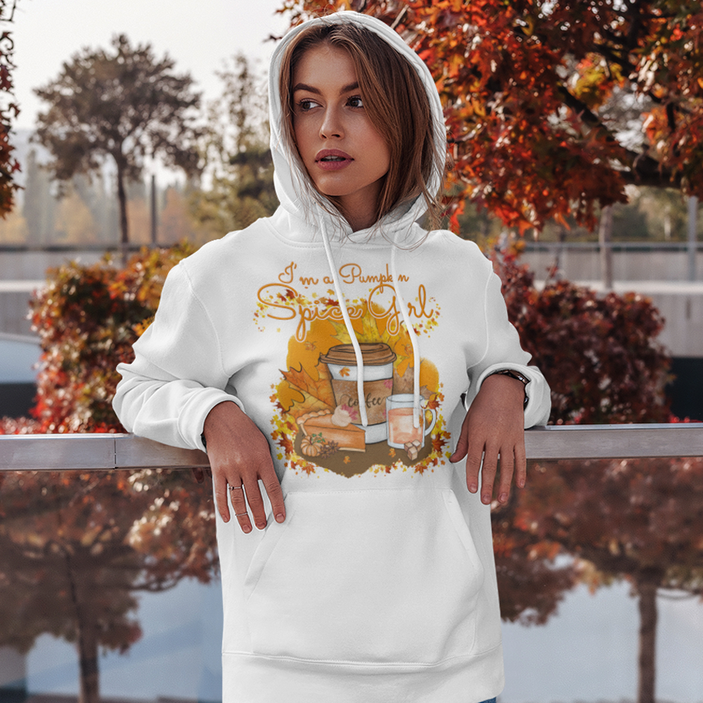 Pumkin Spice Girl sweatshirt / Hoodie, Fall Sweatshirt - Wilson Design Group