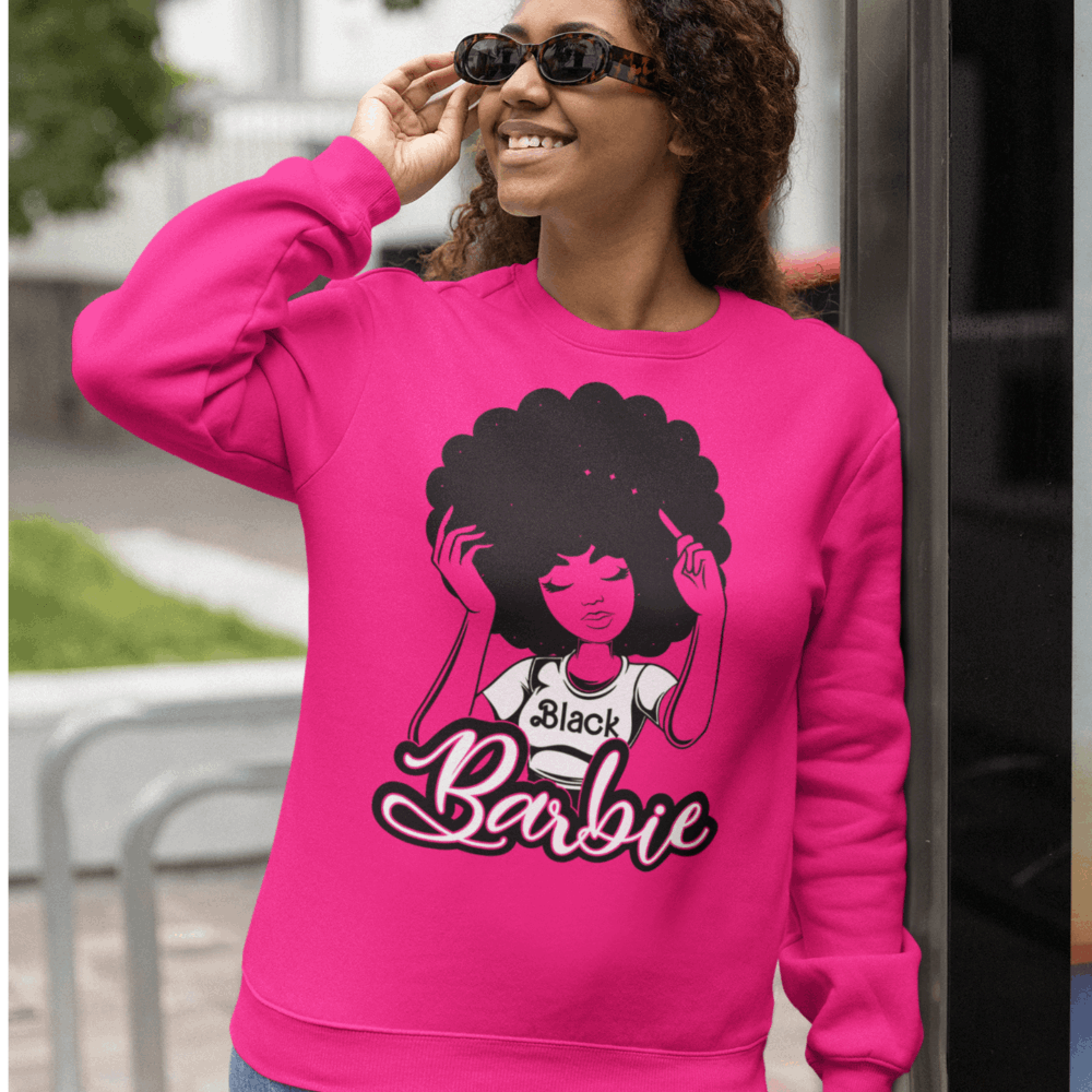Black barbie shirt, Black barbie sweatshirt, barbie shirts, black history month shirts - Wilson Design Group