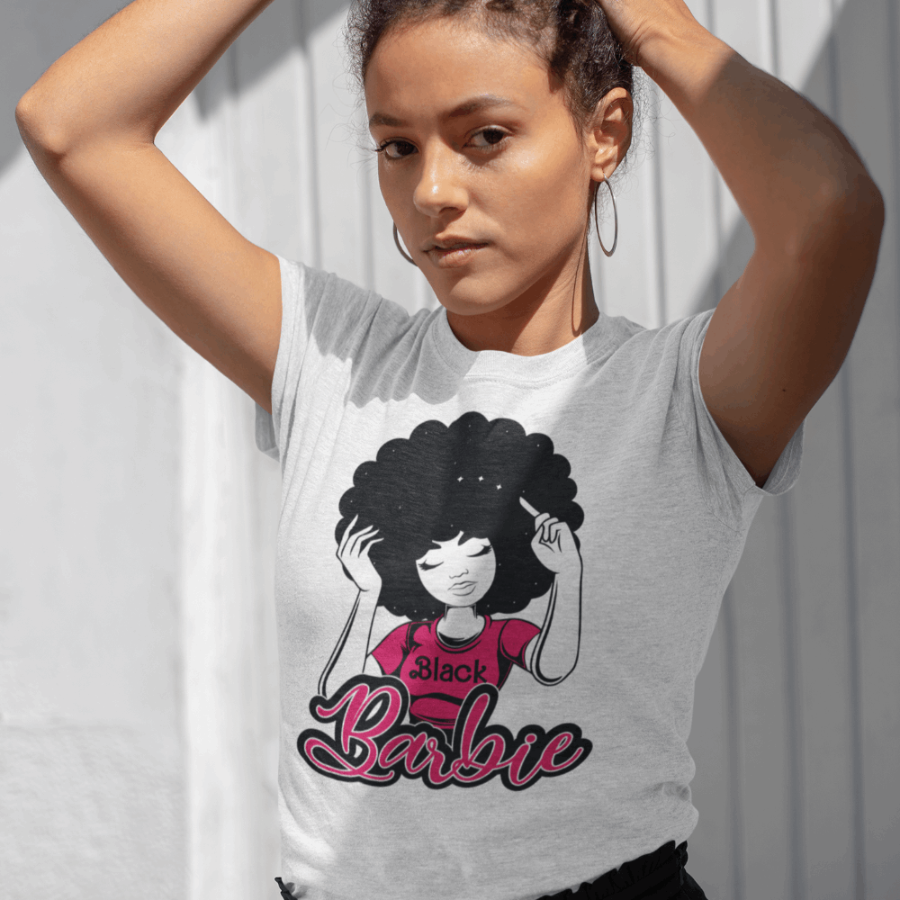 Black barbie shirt, barbie t shirts - Wilson Design Group