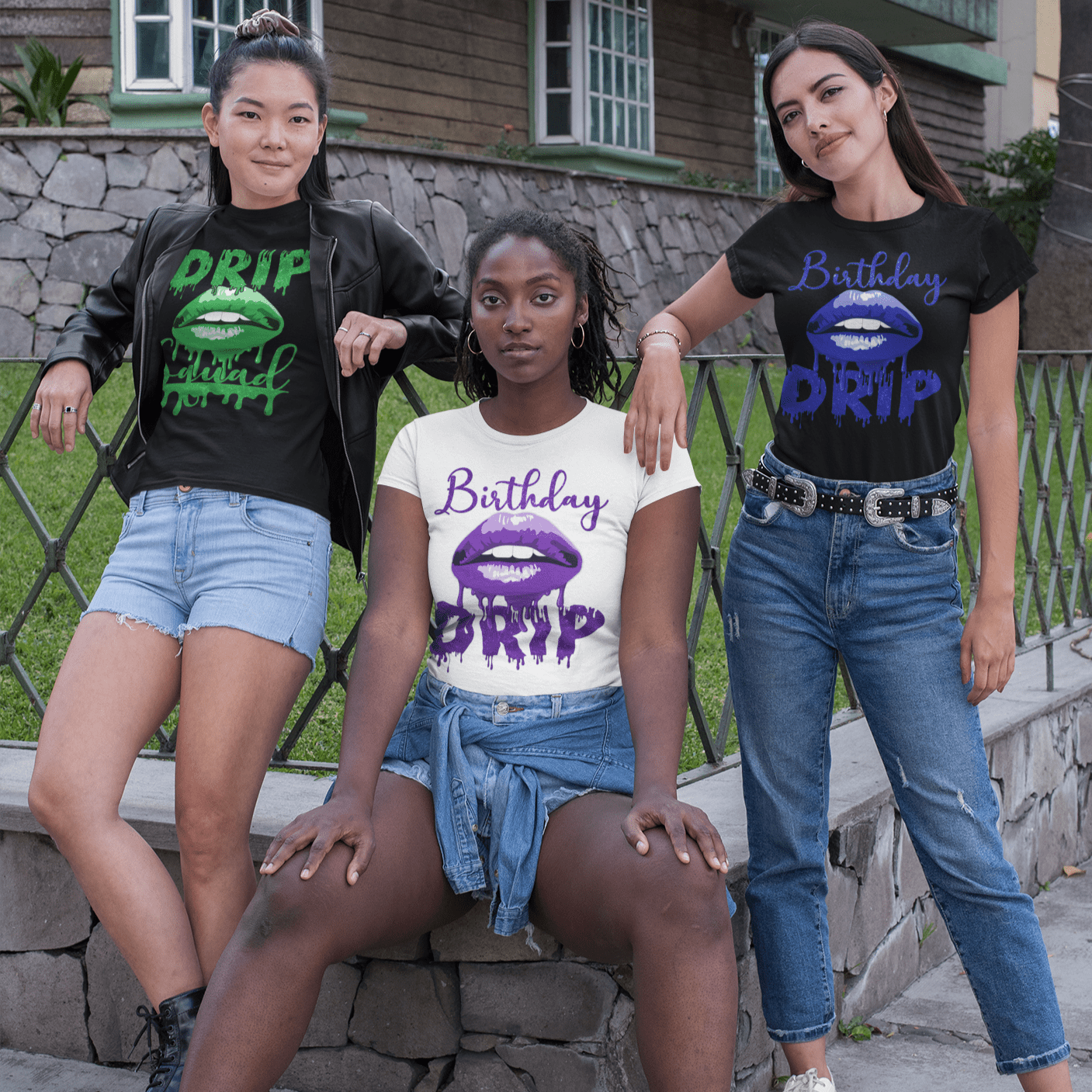 Birthday Drip Shirt, Birthday Drip Squad - Wilson Design Group