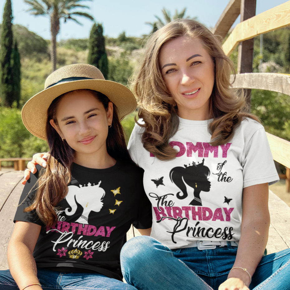 The Birthday Princess shirt Birthday Party Shirts, birthday shirts for family - Wilson Design Group