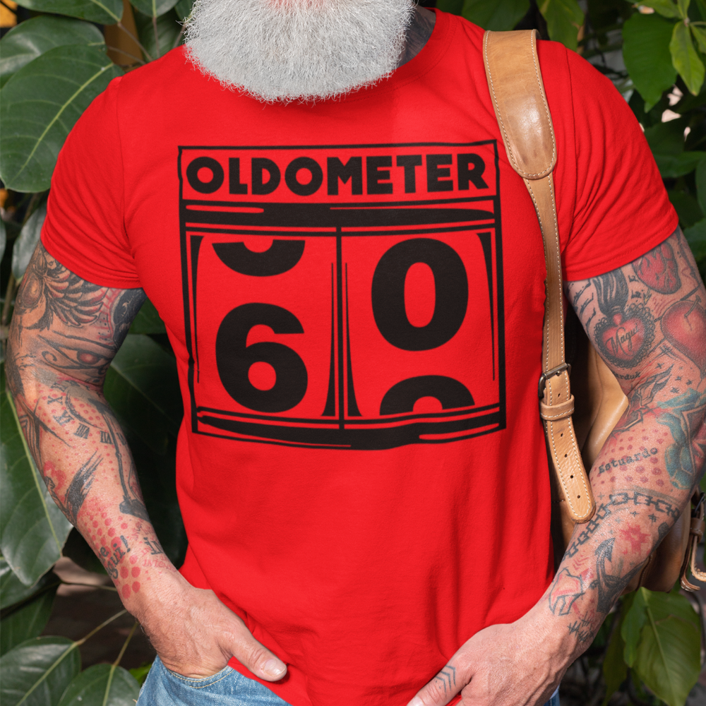 Oldometer shirt, Oldometer 60 shirt, birthday shirt - Wilson Design Group