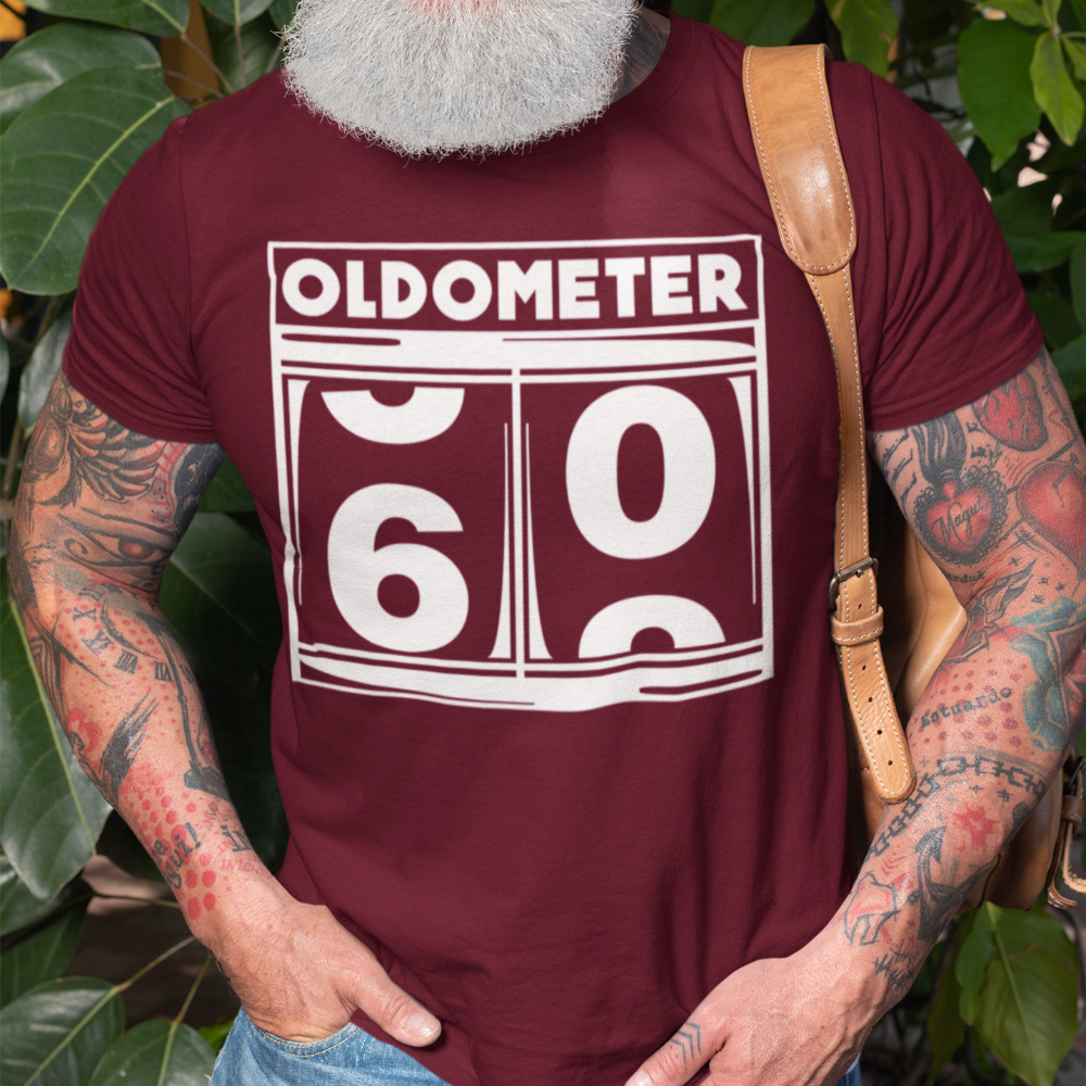 Oldometer shirt, Oldometer 60 shirt, birthday shirt - Wilson Design Group