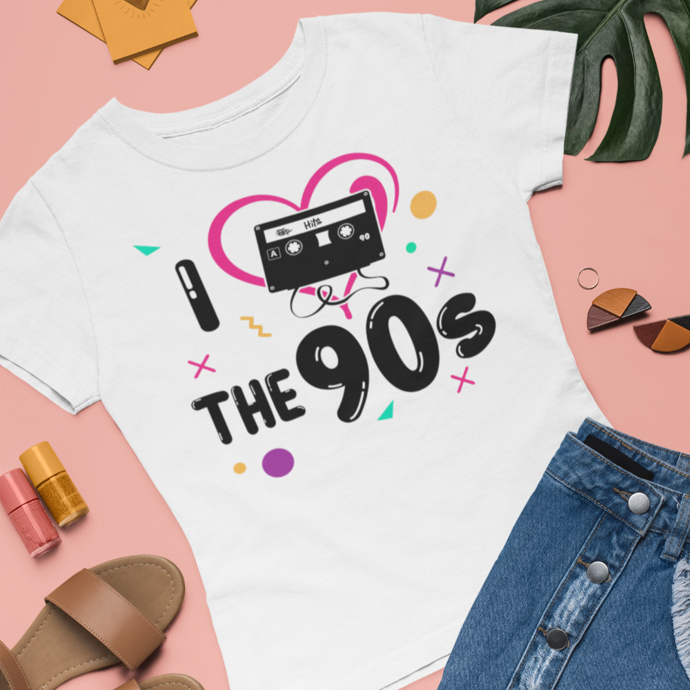 I Love the 90s Retro 90s fashion t shirt