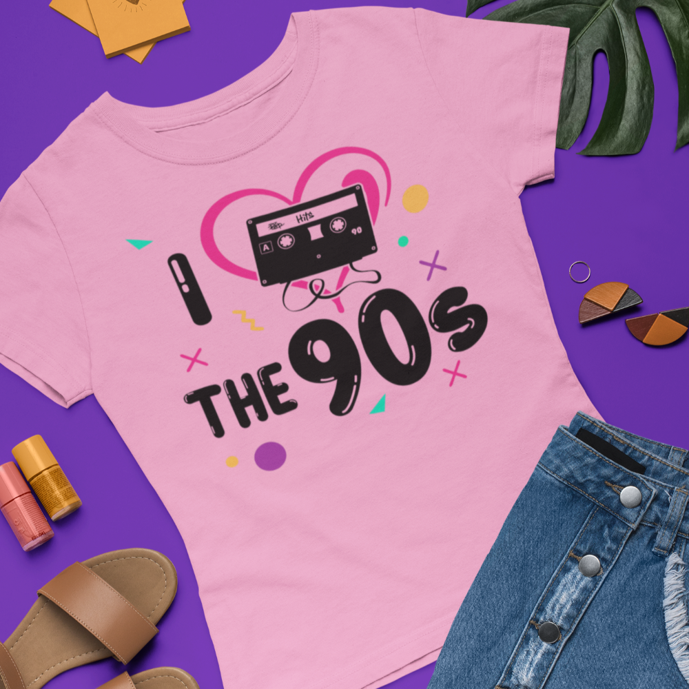 I Love the 90s Retro 90s fashion t shirt - Wilson Design Group