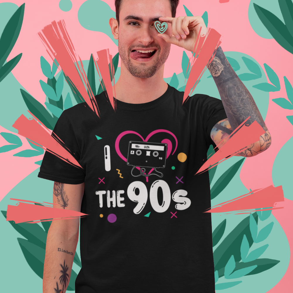 I Love the 90s Retro 90s fashion t shirt - Wilson Design Group