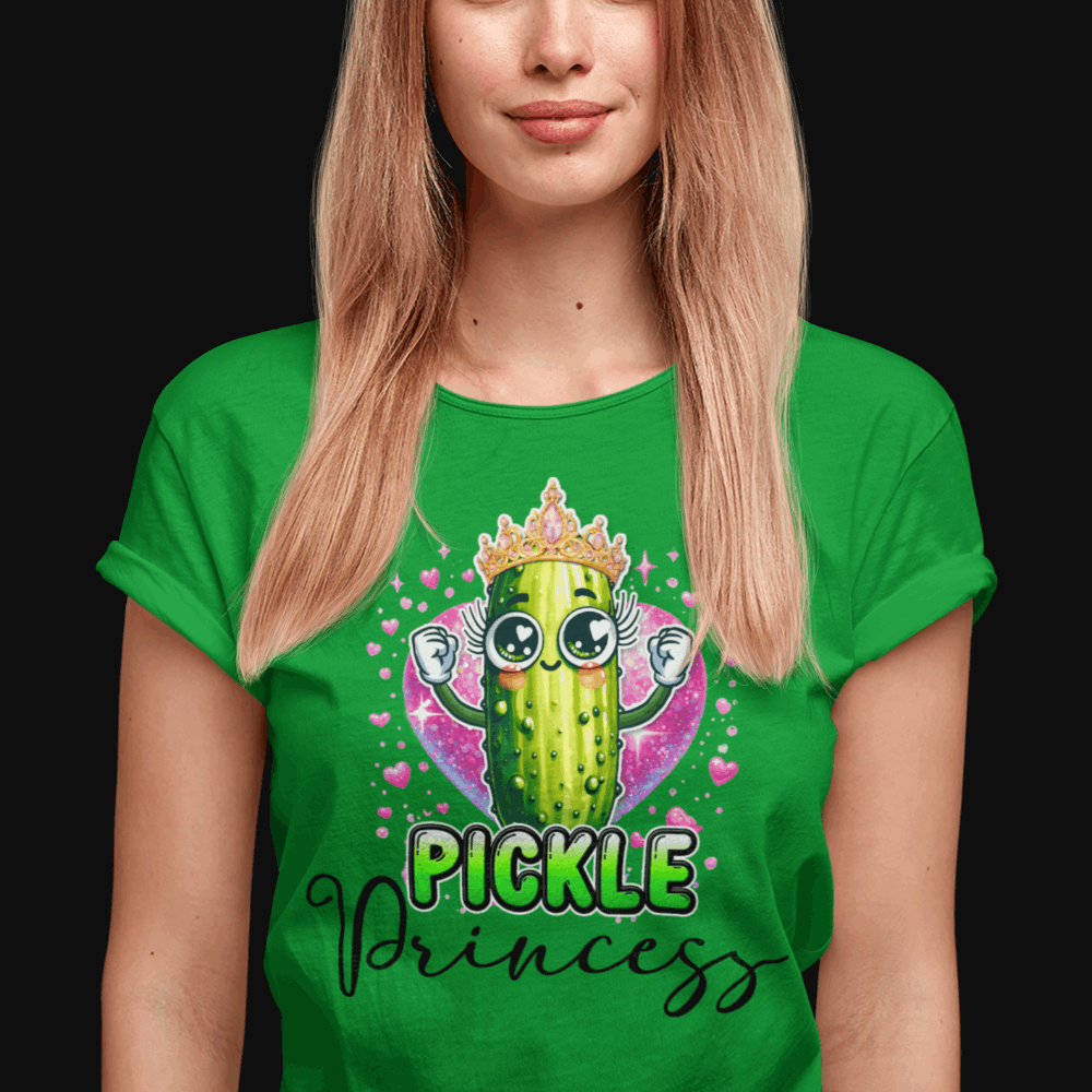 Pickle Princess Shirt, Pickle Princess Funny Pickle Cucumber Vegetarian Girls Women sweatshirt, hoodie - Wilson Design Group