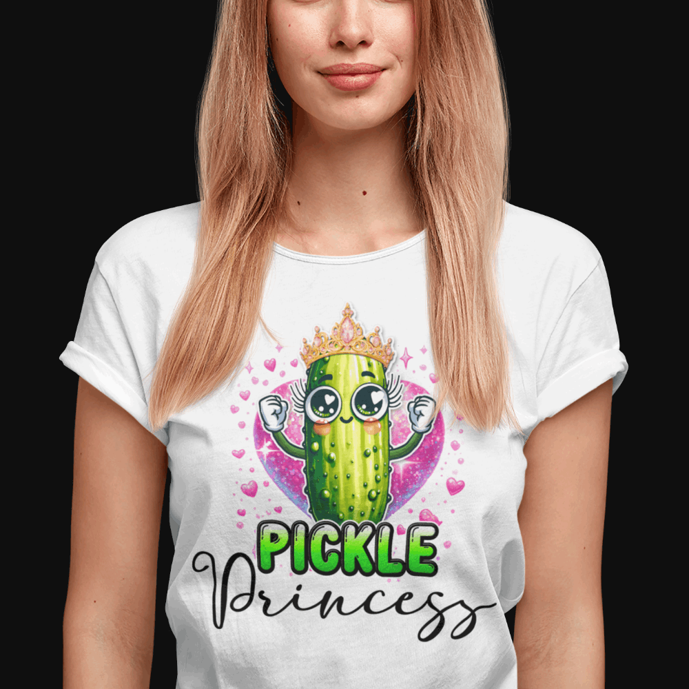 Pickle Princess Shirt, Pickle Princess Funny Pickle Cucumber Vegetarian Girls Women sweatshirt, hoodie - Wilson Design Group