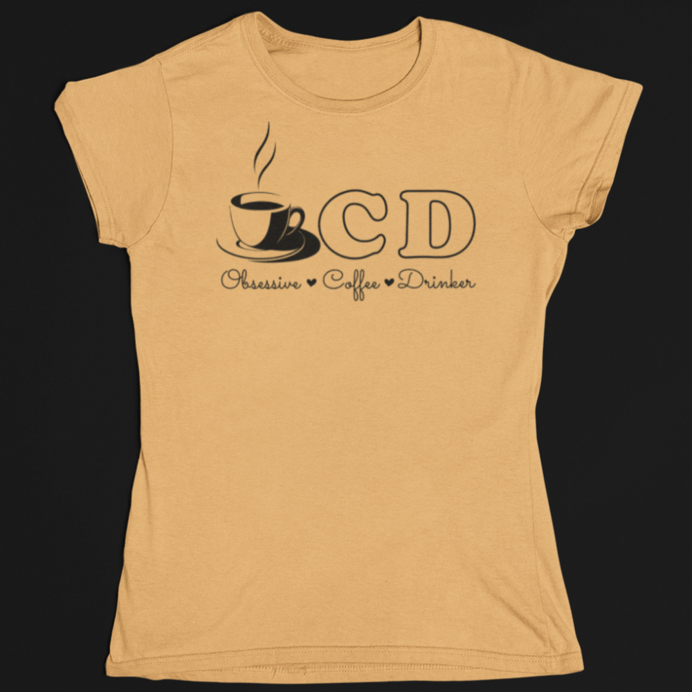 OCD Obsessive Coffee Drinker Shirt, Coffee Lover Bella Canvas Softstyle T-Shirt - Wilson Design Group