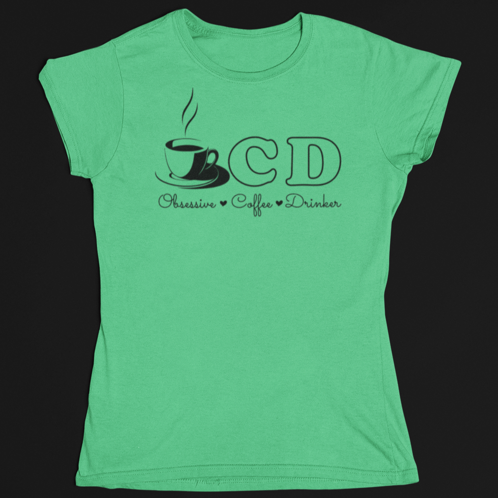 OCD Obsessive Coffee Drinker Shirt, Coffee Lover Bella Canvas Softstyle T-Shirt - Wilson Design Group
