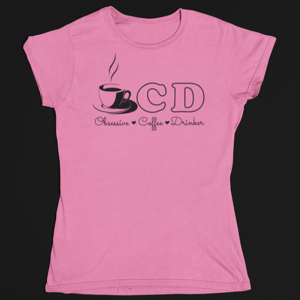 OCD Obsessive Coffee Drinker Shirt, Coffee Lover Bella Canvas Softstyle T-Shirt - Wilson Design Group