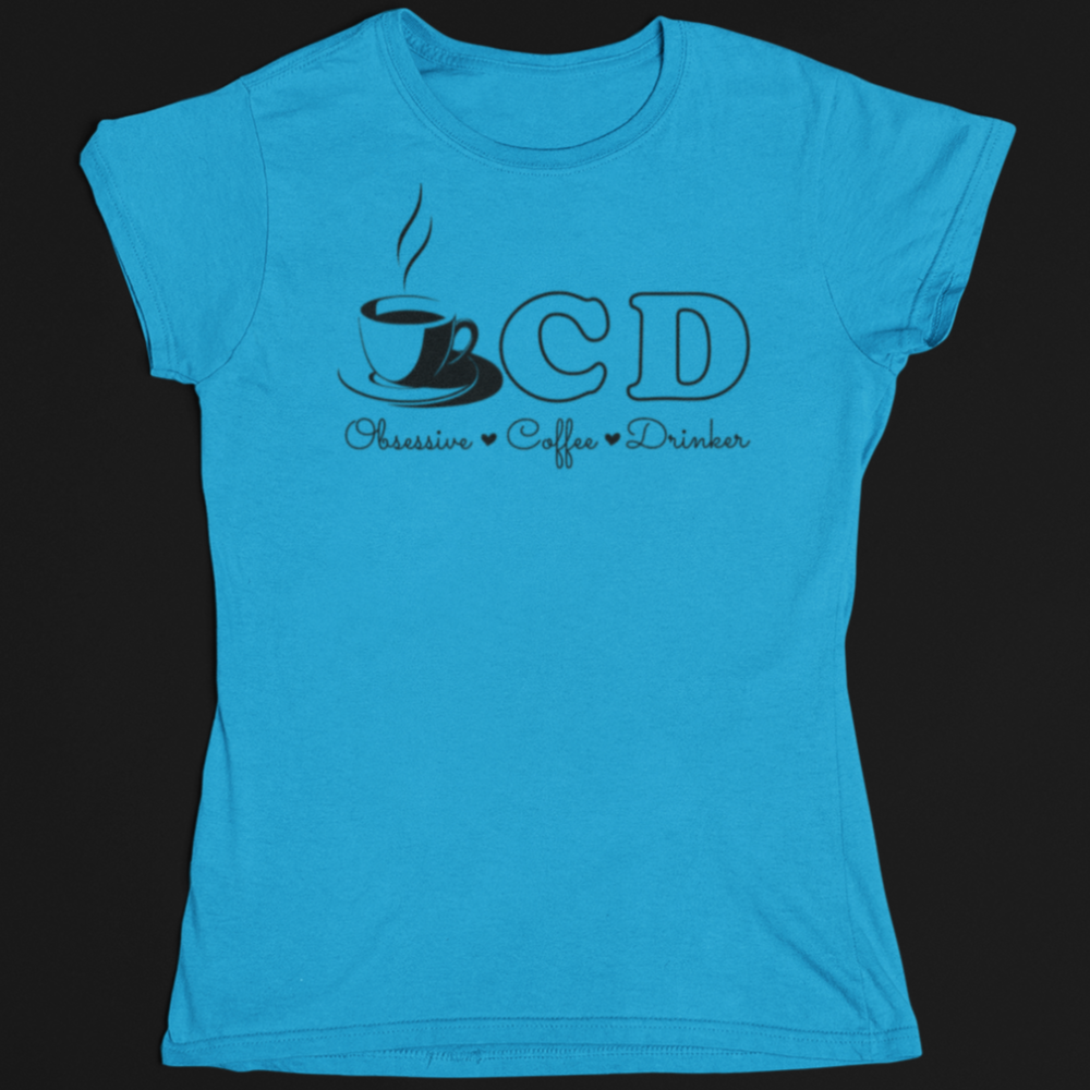 OCD Obsessive Coffee Drinker Shirt, Coffee Lover Bella Canvas Softstyle T-Shirt - Wilson Design Group