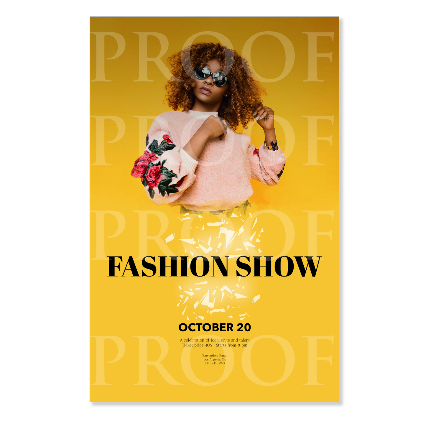 Fashion Show E-Flyer/E-Vite Online Advertisement - Wilson Design Group
