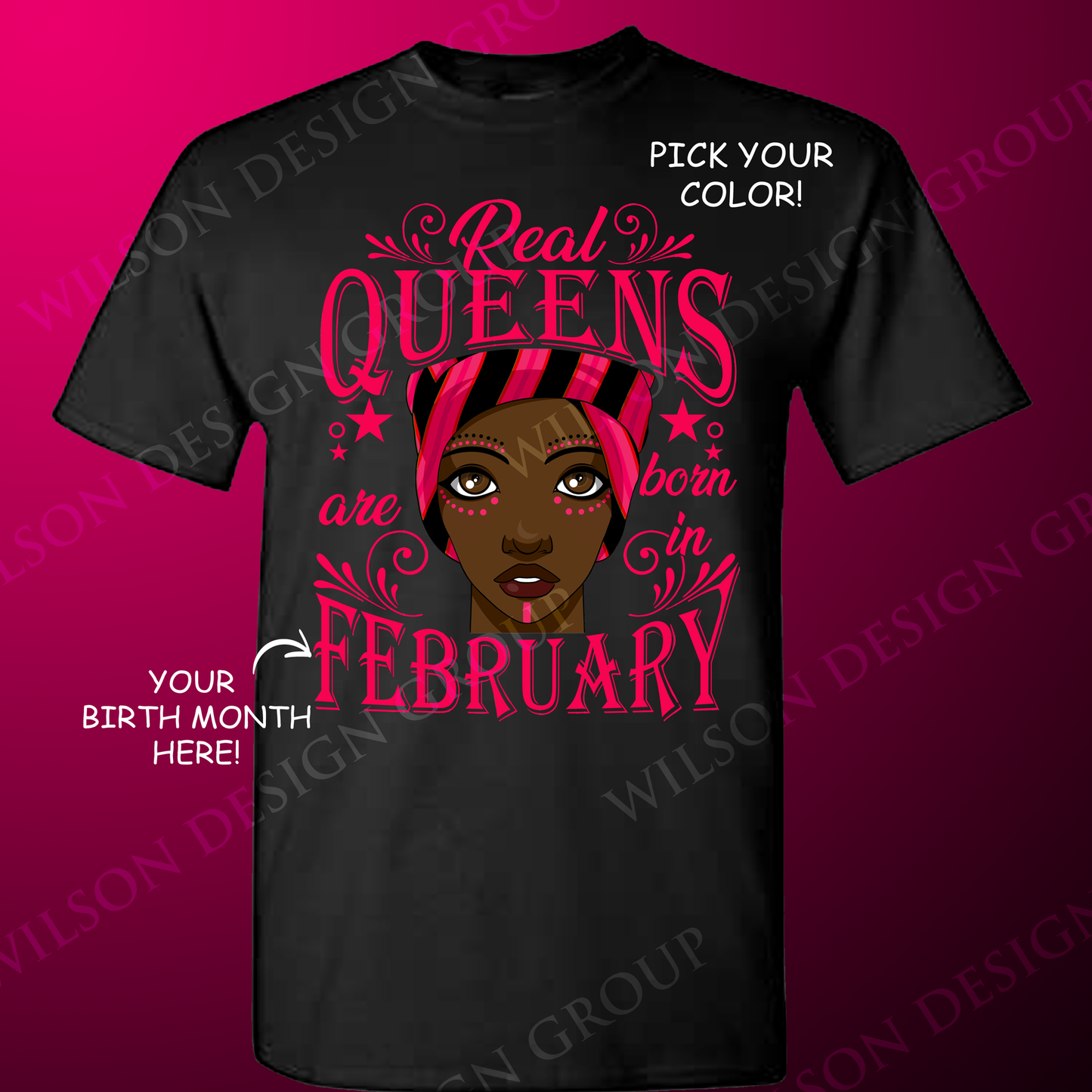 Real Queens are Born in T-Shirt - Wilson Design Group