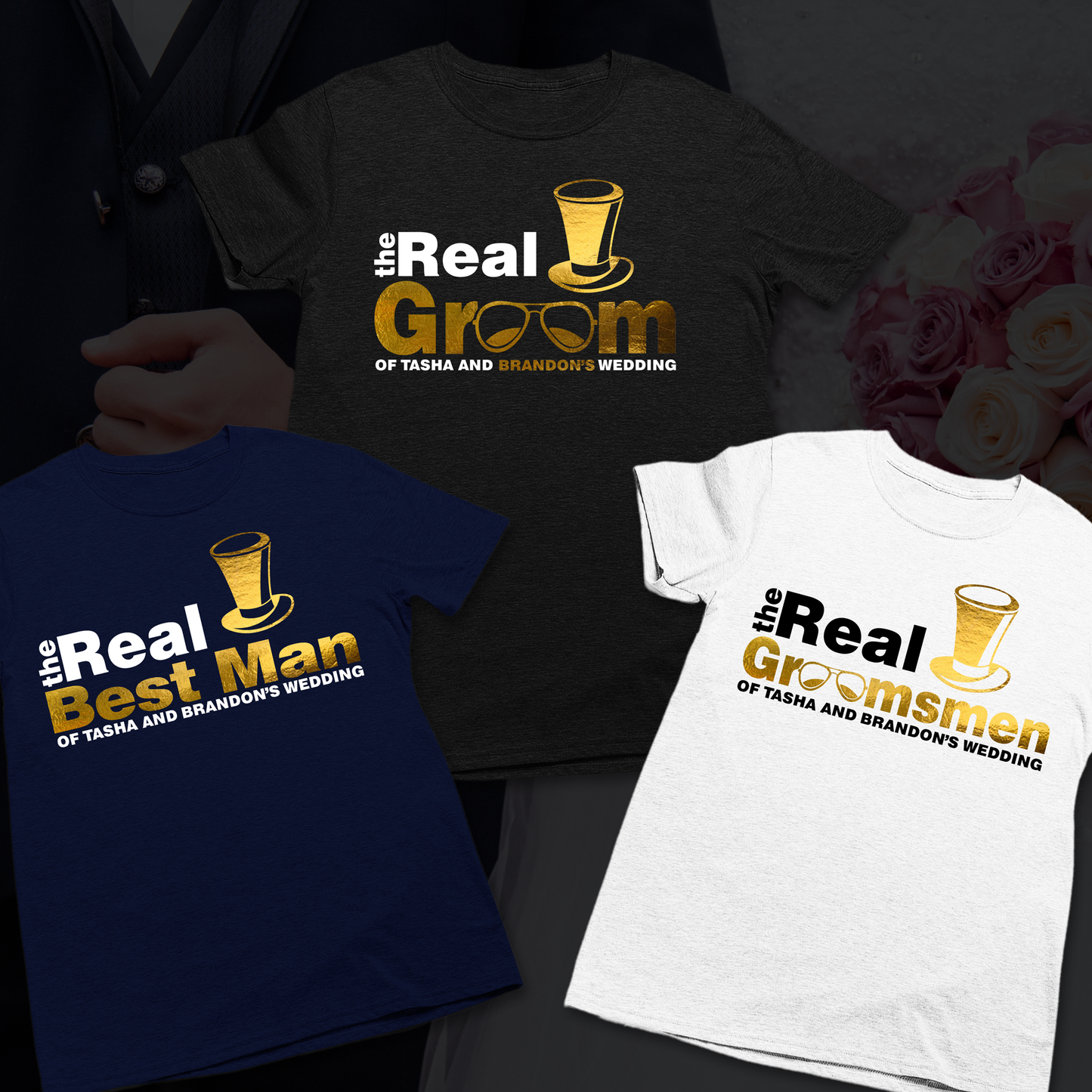 The Real Groom of the Wedding Bachelor Party Shirts - Wilson Design Group