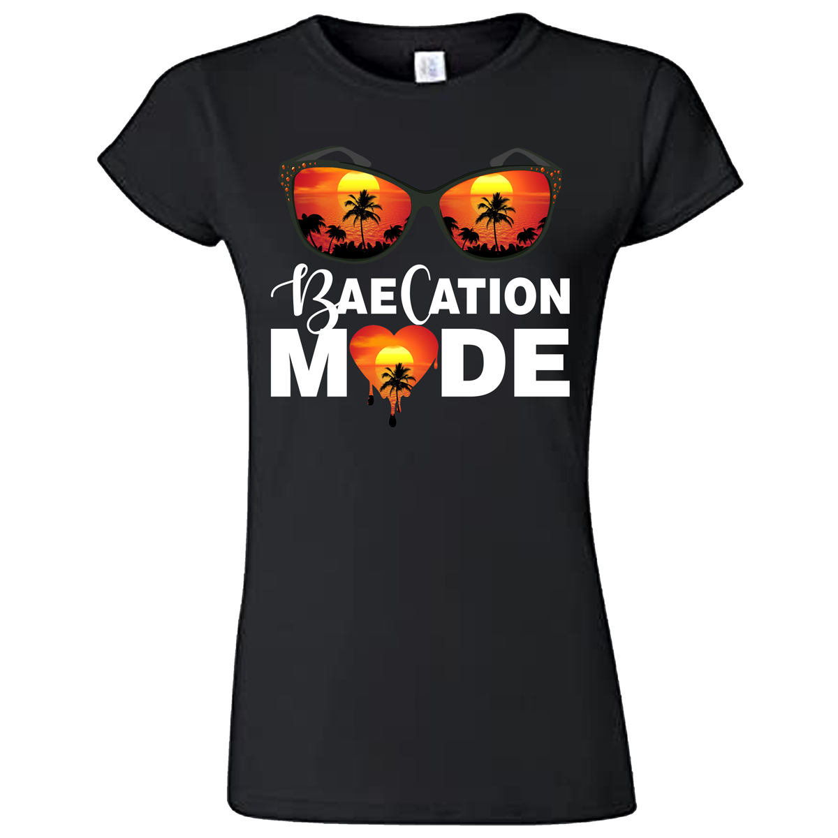 Orange Theme Baecation T-Shirts - Wilson Design Group