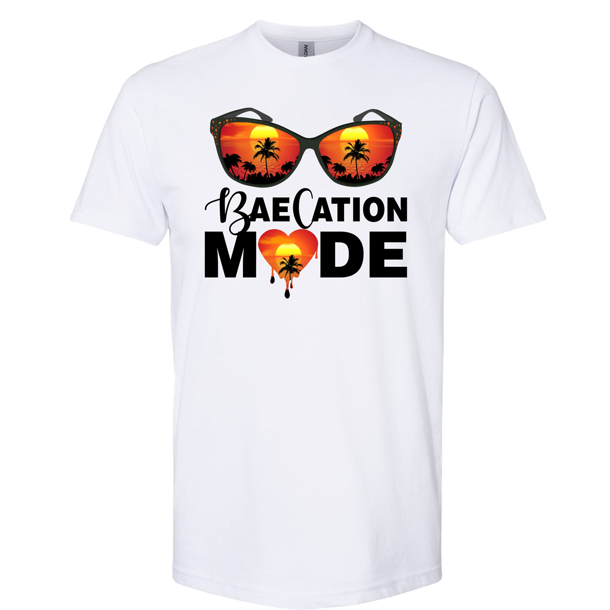 Orange Theme Baecation T-Shirts - Wilson Design Group