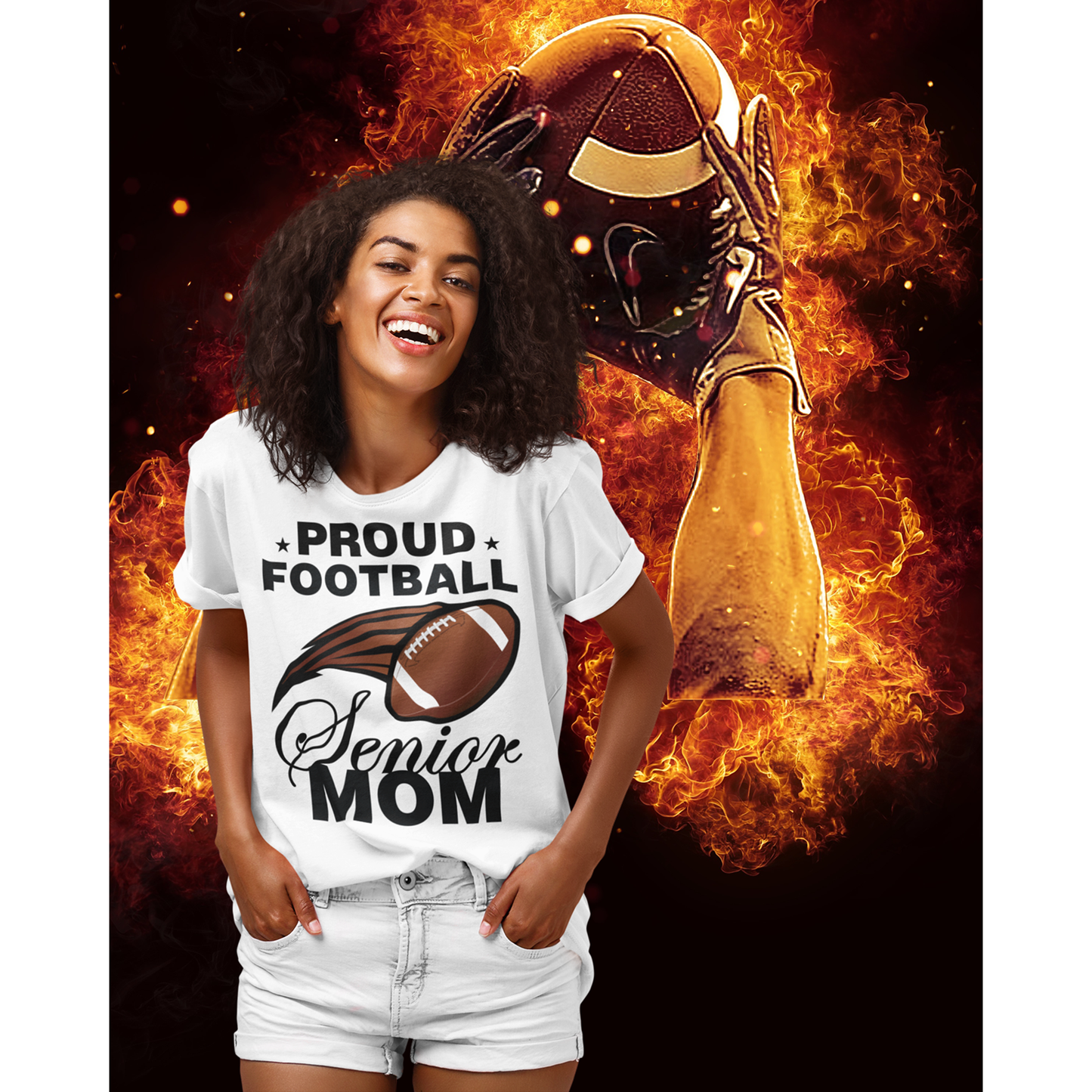 Proud Football Senior set (Proud Dad, Proud Mom, Proud Brother, Proud Sister) - Wilson Design Group