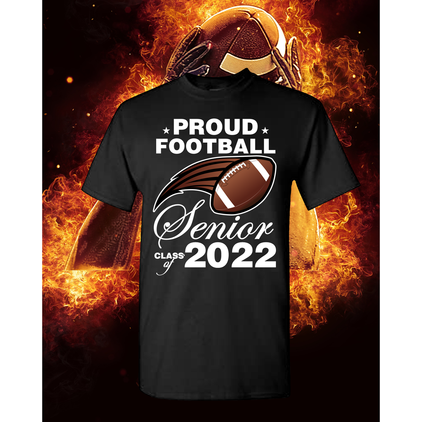 Proud Football Senior set (Proud Dad, Proud Mom, Proud Brother, Proud Sister) - Wilson Design Group