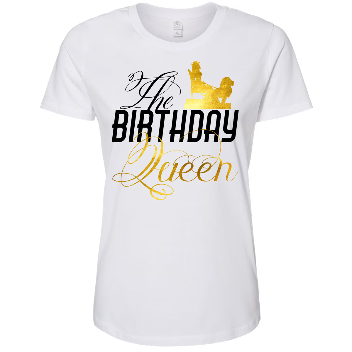 The Birthday Queen - Her King Couples and Birthday Squad Shirts - Wilson Design Group