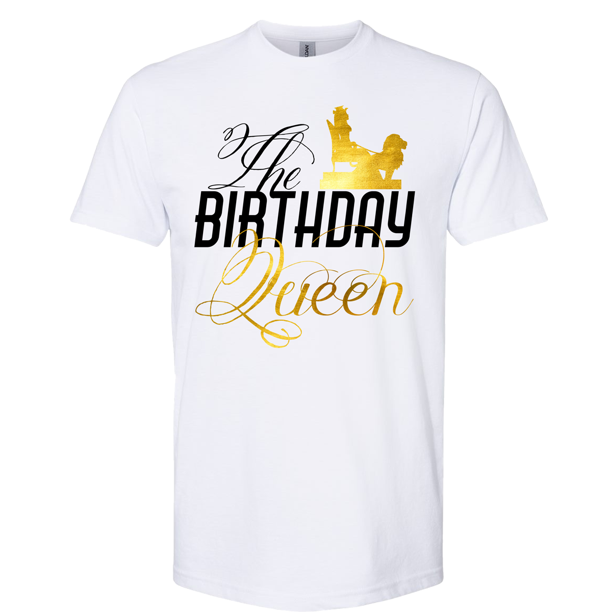 The Birthday Queen - Her King Couples and Birthday Squad Shirts - Wilson Design Group