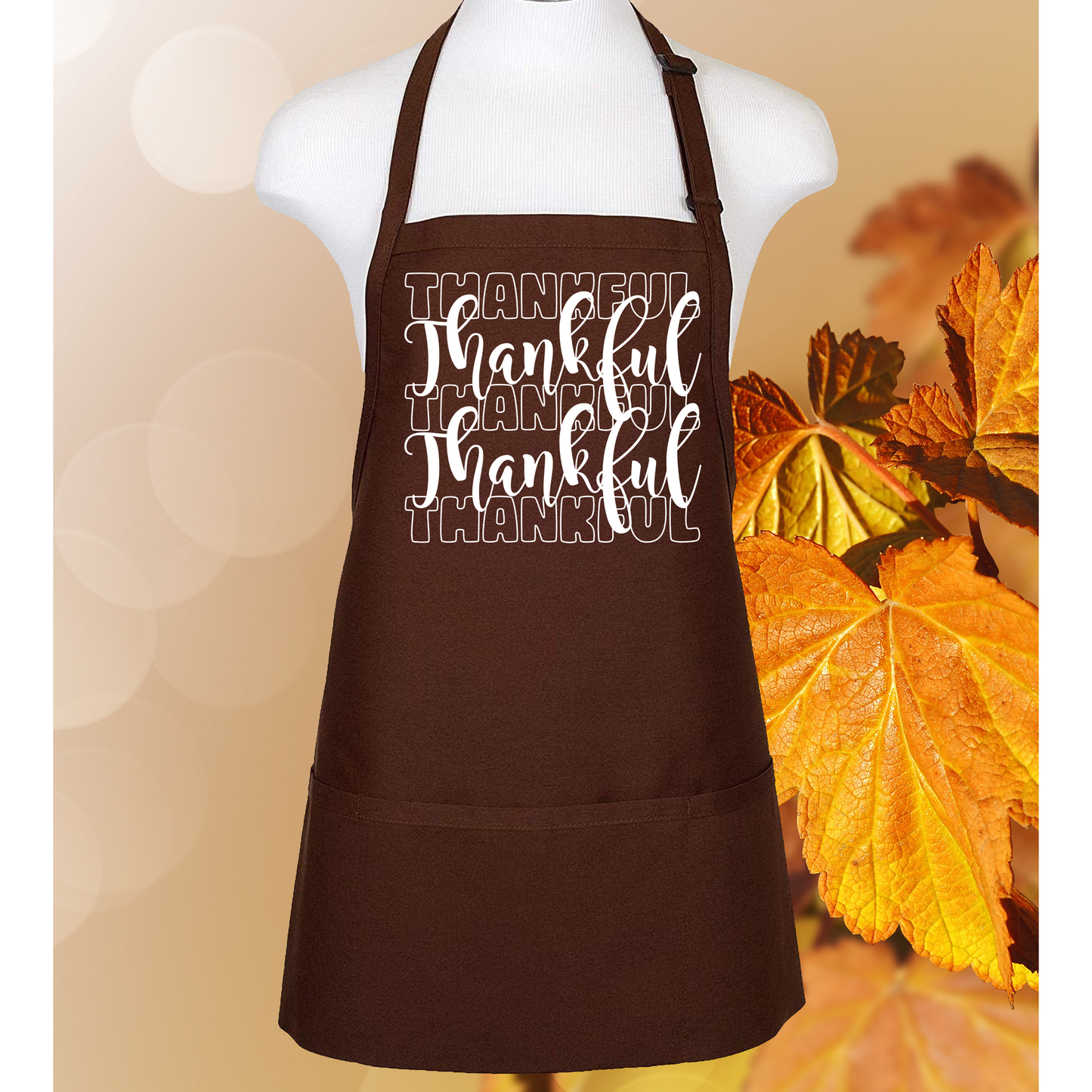 Thankful Thanksgiving Apron - Wilson Design Group