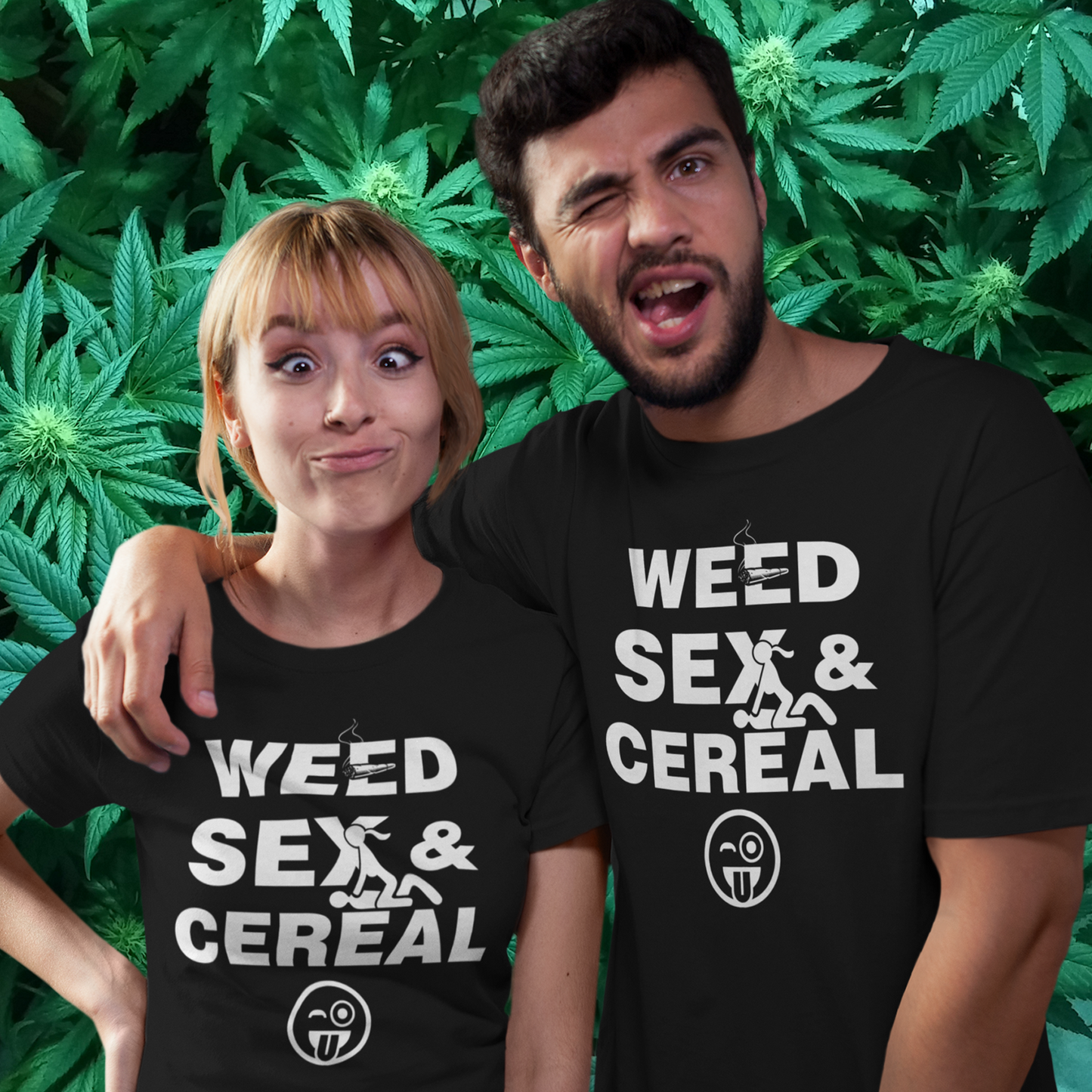 Weed, Sex, and Cereal T-Shirt - Wilson Design Group