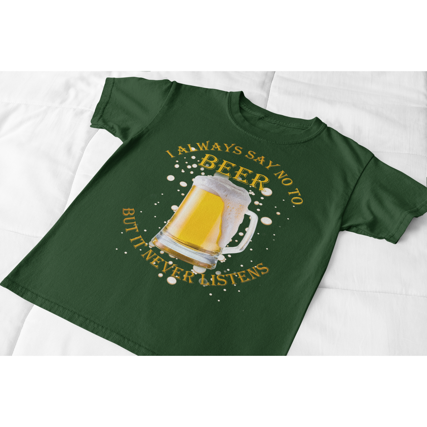 I Always Say No To Beer - Wilson Design Group