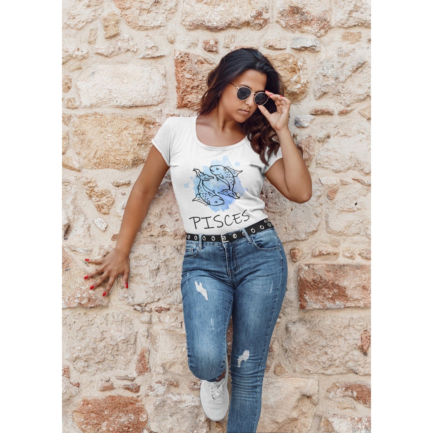 Water Color Zodiac T-Shirt (Color White) - Wilson Design Group