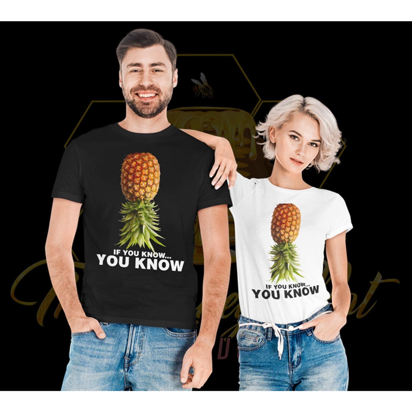 Pineapple Upside Down If You know... You Know Swinger Shirt - Wilson Design Group