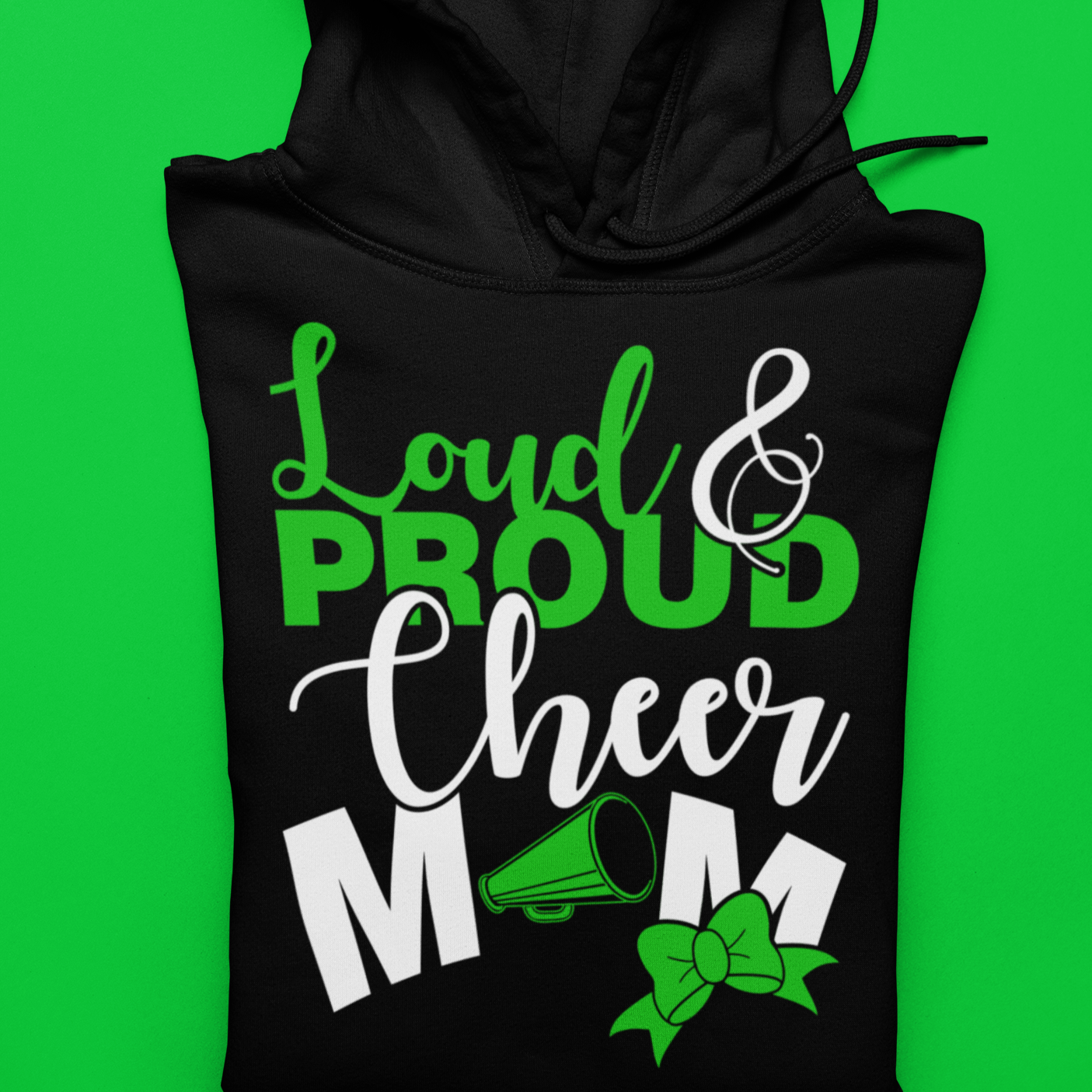 Proud Cheer Mom Sweatshirt - Wilson Design Group