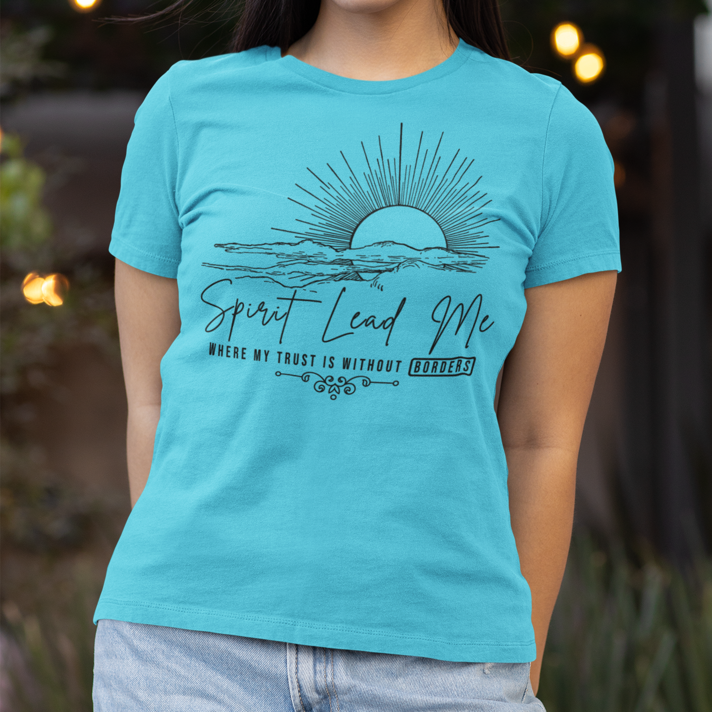 Spirit Lead Me Where My Trust is Without Borders T-Shirt