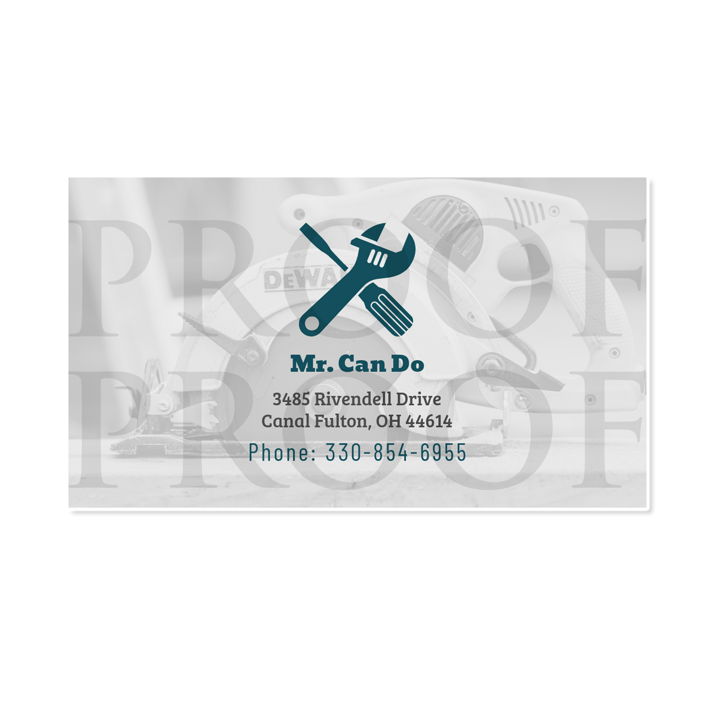 Mr. Fix It Handyman Business Cards - Wilson Design Group