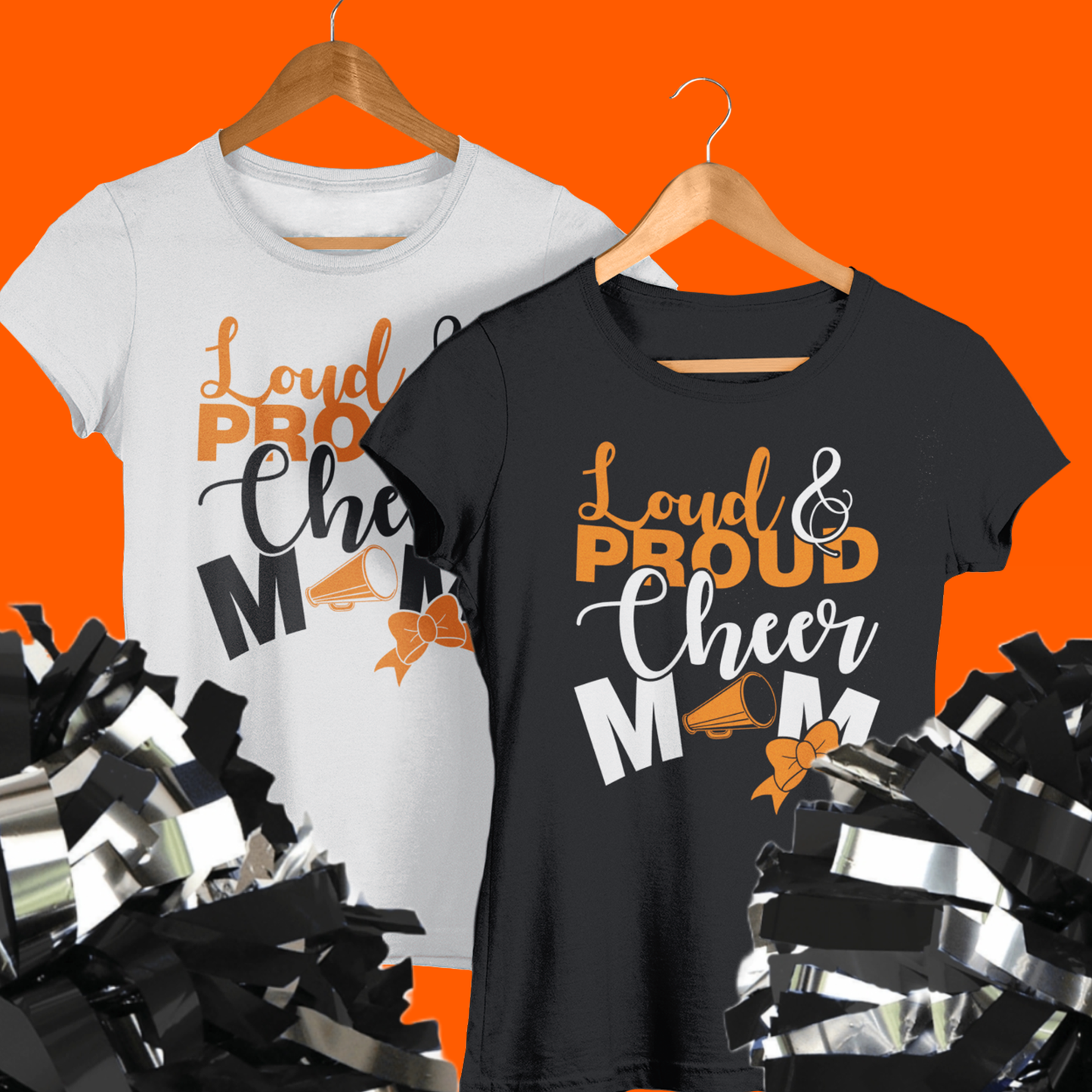 Proud Cheer Mom T-Shirt - Wilson Design Group