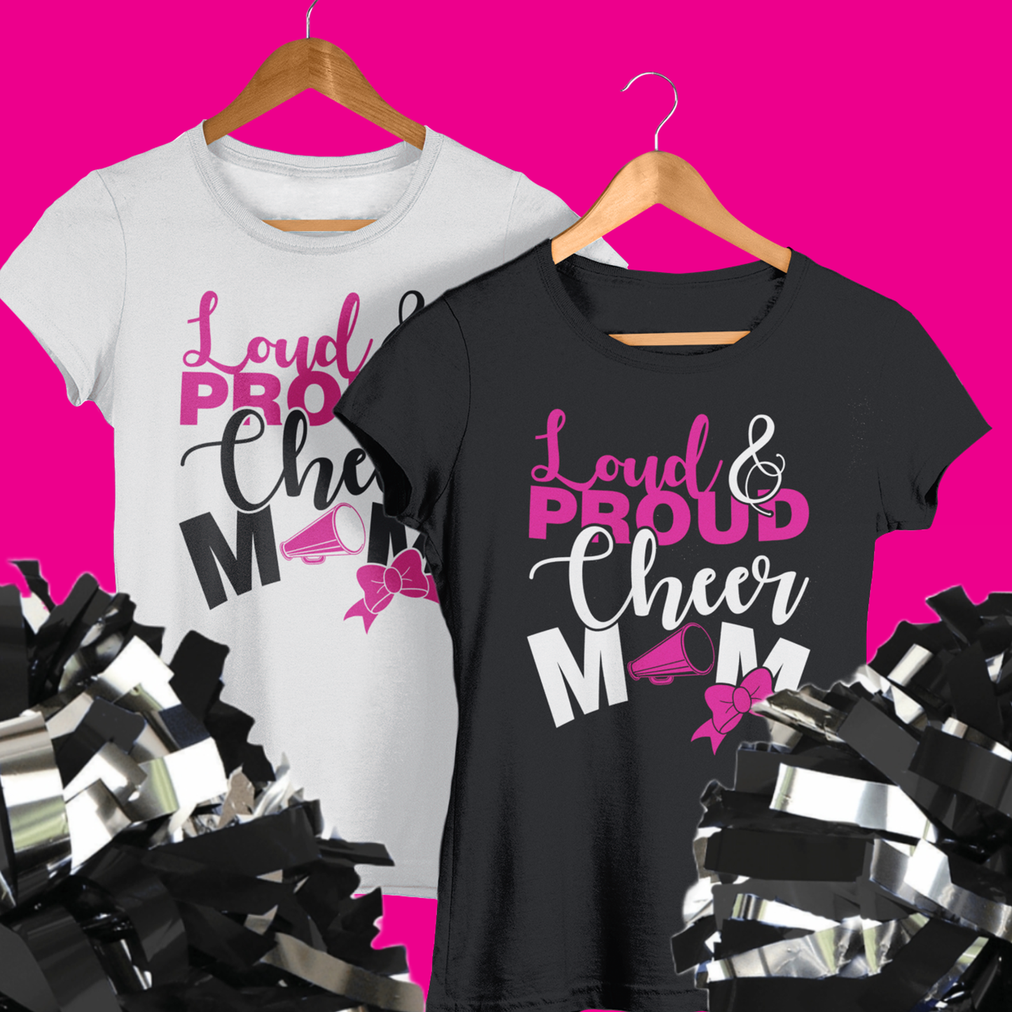 Proud Cheer Mom T-Shirt - Wilson Design Group