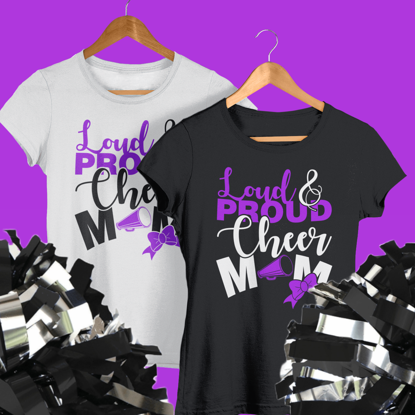 Proud Cheer Mom T-Shirt - Wilson Design Group