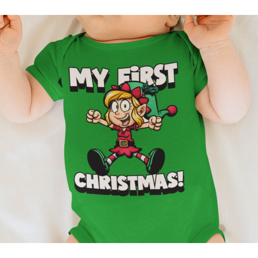 My First Christmas onesie