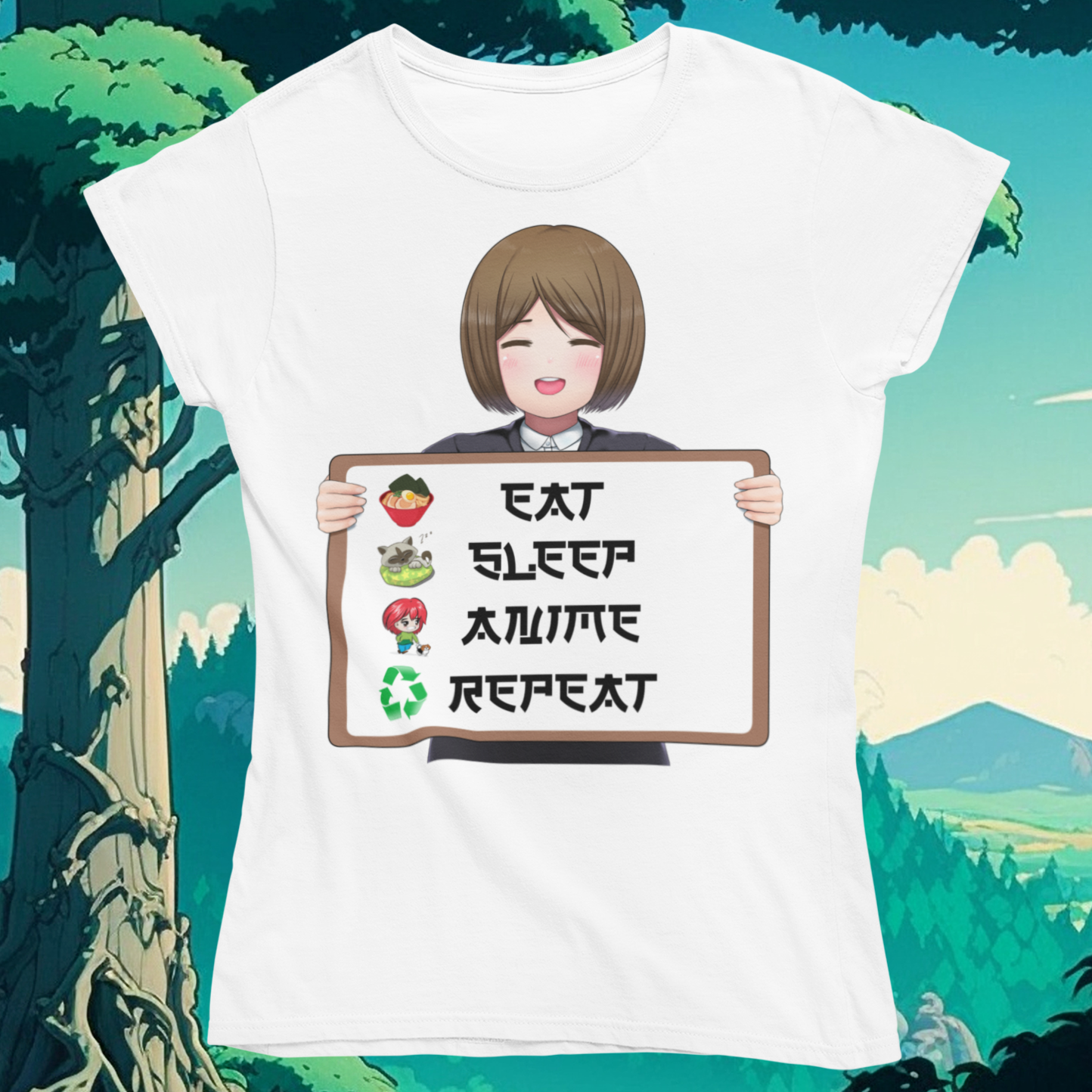 Eat Sleep Anime on the Board - Wilson Design Group