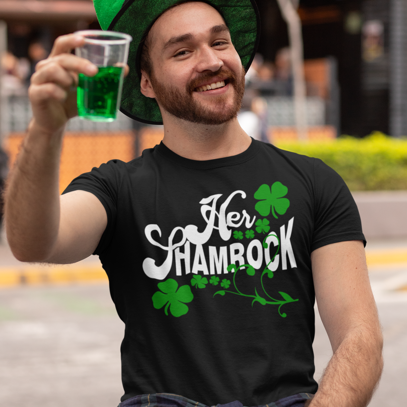 I'm His Lucky Charm, I'm Her Shamrock Shirt - Wilson Design Group