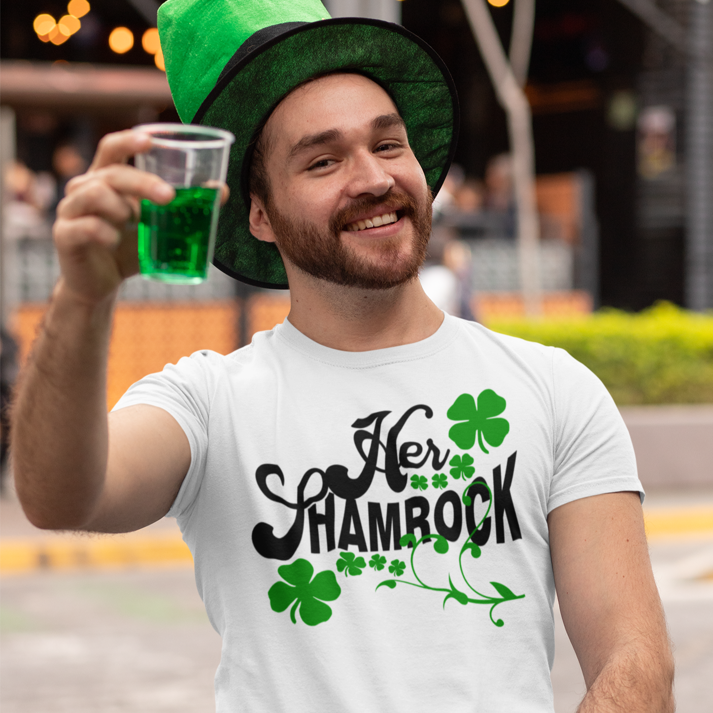 I'm His Lucky Charm, I'm Her Shamrock Shirt - Wilson Design Group