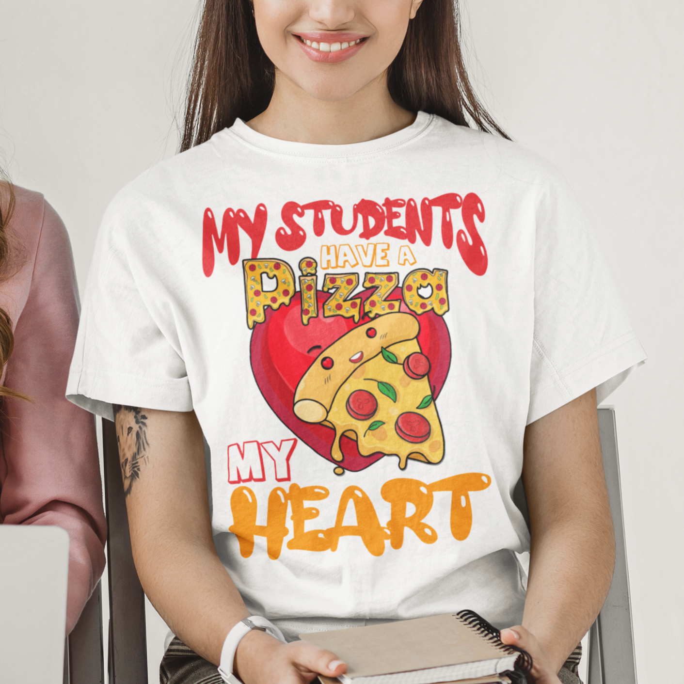My Students have a Pizza my heart Valentine's Day Shirt - Wilson Design Group