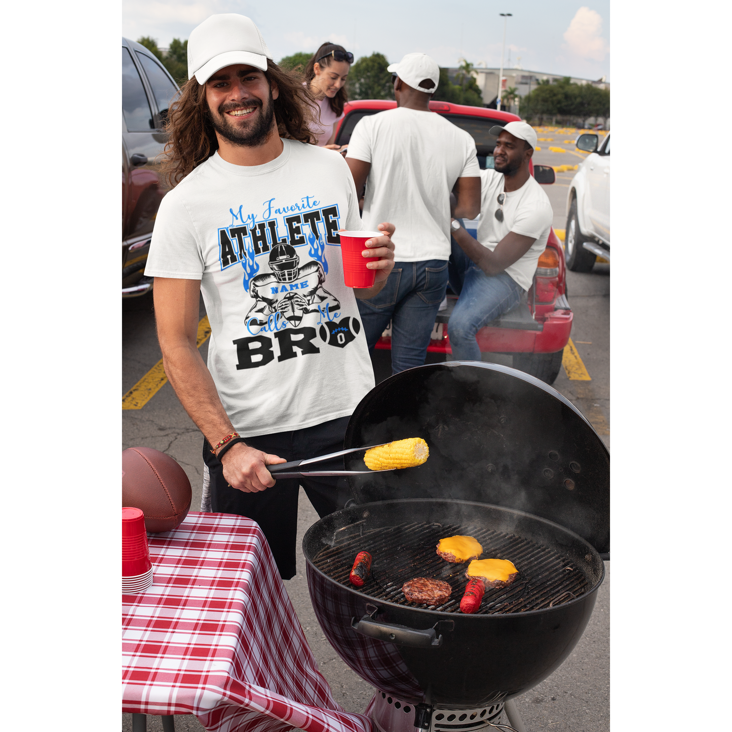 Custom My Favorite Athlete Calls me Dad T-Shirt - Wilson Design Group