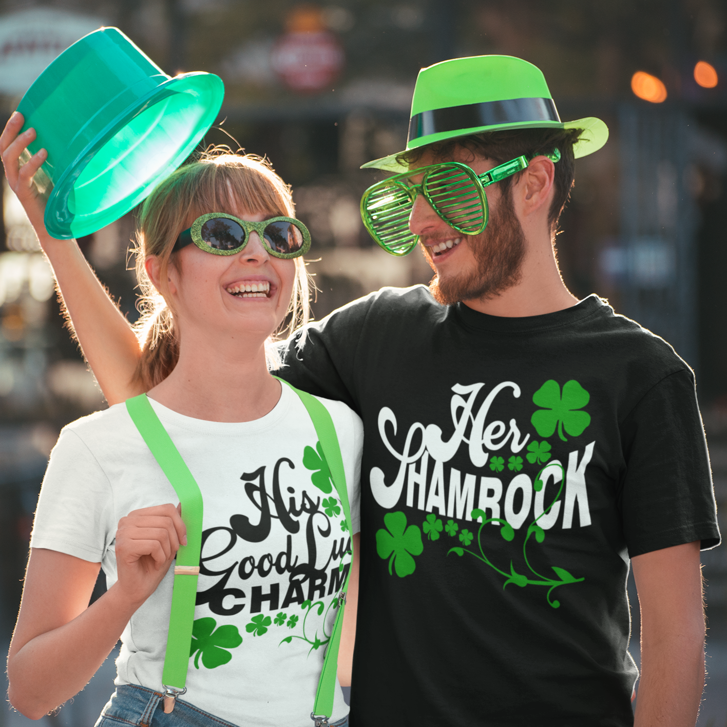 I'm Her Shamrock, I'm His Lucky Charm Shirt - Wilson Design Group