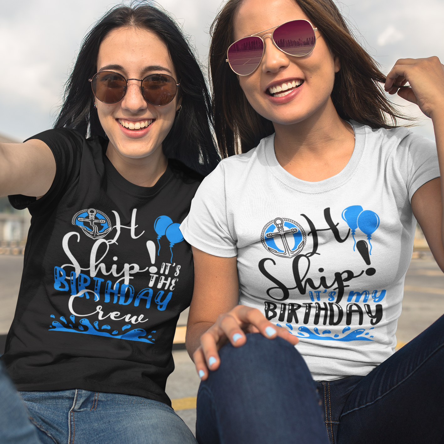 Oh Ship It's my birthday shirt, Birthday Crew Shirts, birthday squad shirts - Wilson Design Group