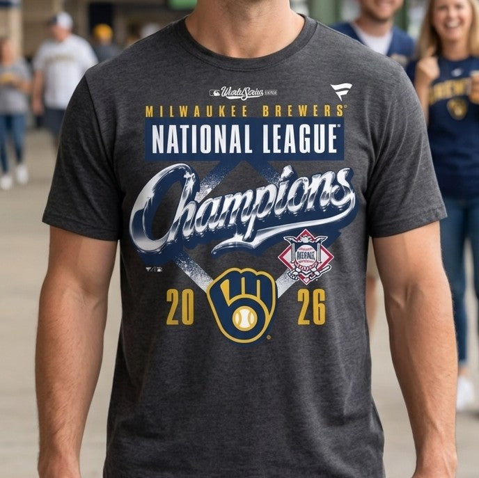 Milwaukee Brewers 2026 World Series Champions Shirt- National League Championship Shirt