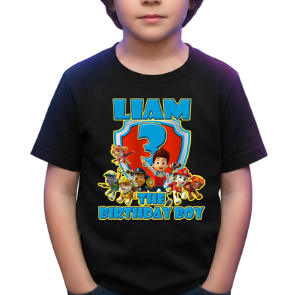 Paw Patrol Birthday Boy Family Matching Shirts
