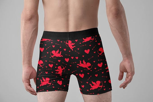 Personalized Property of Valentine's Day Boxer Briefs with name, valentines gifts for men, - Wilson Design Group