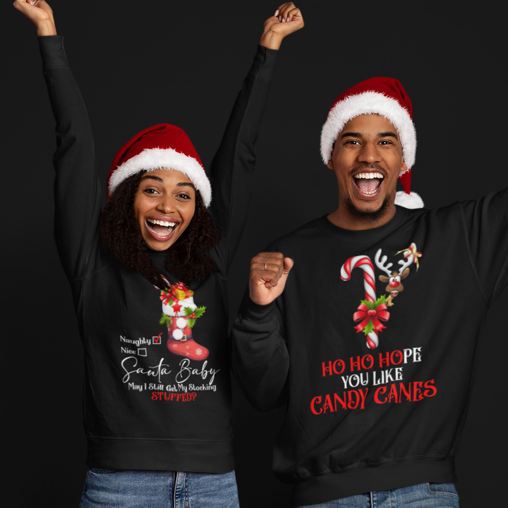 Santa Baby Couples t shirt, Christmas Shirt, Couples Shirts, Christmas Matching Couple - Wilson Design Group