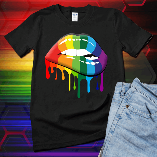 Rainbow Lips Pride shirt, Pride Month shirt, LGBTQ Shirt - Wilson Design Group